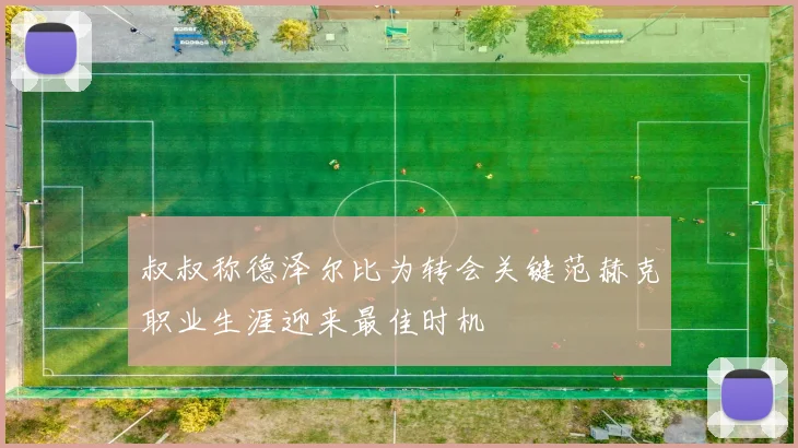 叔叔称德泽尔比为转会关键范赫克职业生涯迎来最佳时机